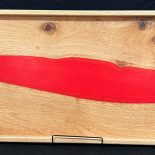 Serving Tray Oak with Red River