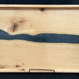 Eucalyptus Serving Tray with Blue river