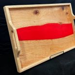 Serving Tray Oak with Red River