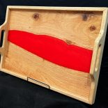 Serving Tray Oak with Red River