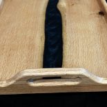 Eucalyptus Serving Tray with Blue river