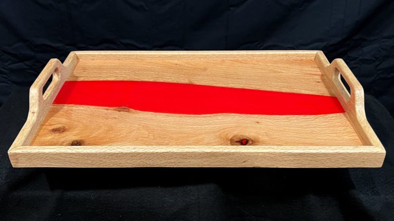Serving Tray oak Red River