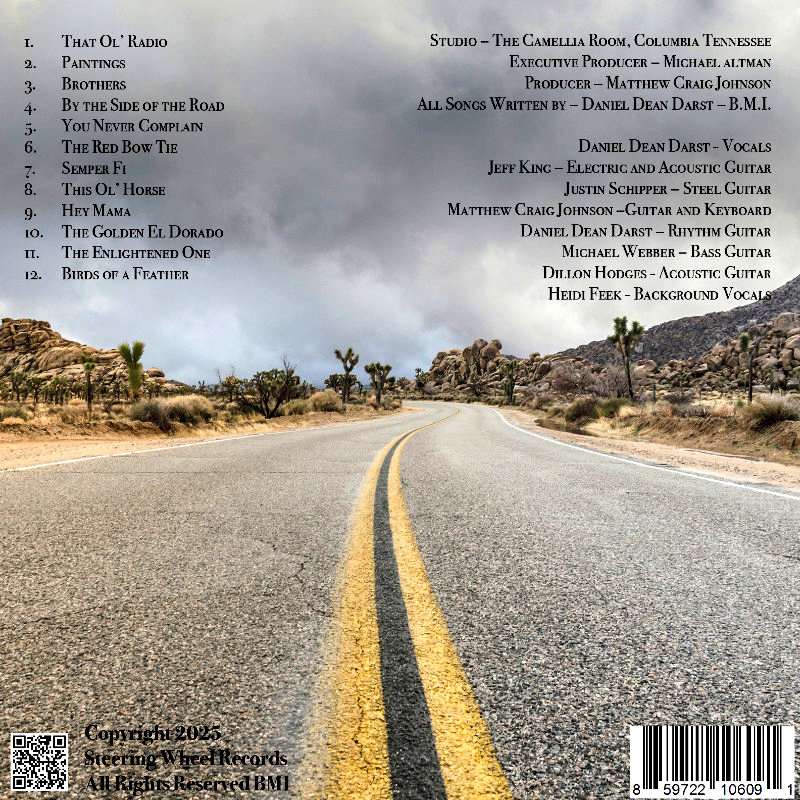 Desert Jazz CD Back Cover