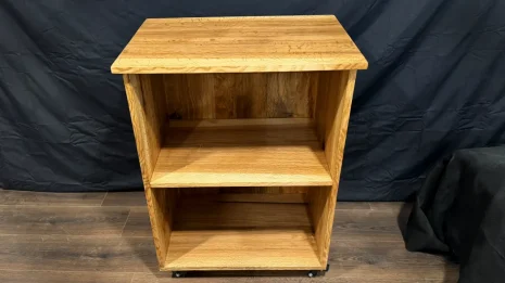 Rolling Coffee Cart Red Oak Rolling Coffee Cart Red Oak