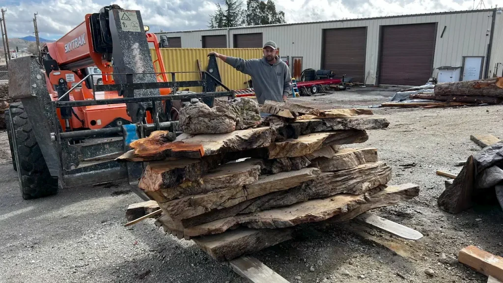 Giant Oak Rootball Converted into Octagon Dining Table