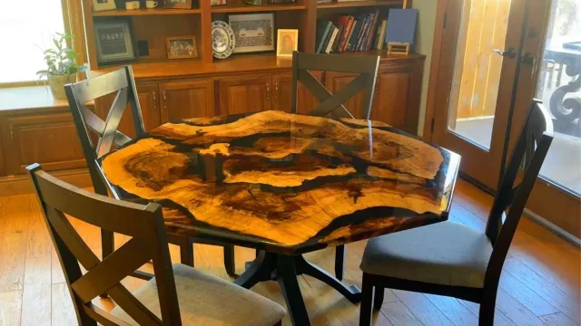 Oak Octagonal Dining Table