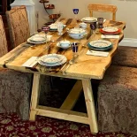 Pine Live Edge Dining Table
