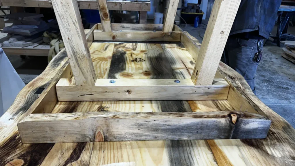 Pine Dining Table Construction