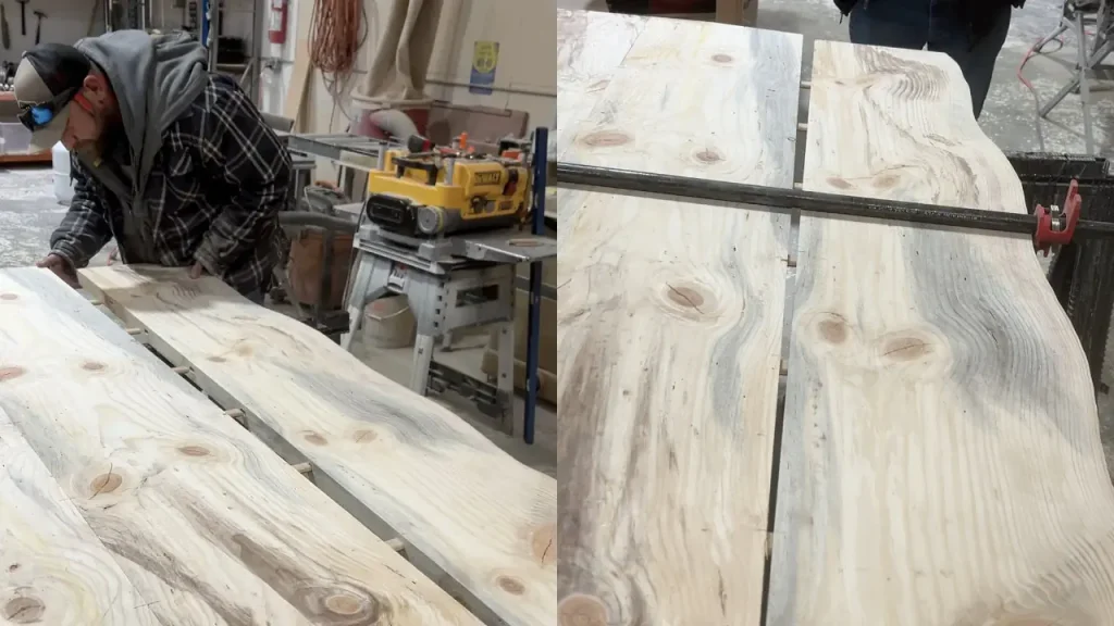 Pine Dining Table Construction