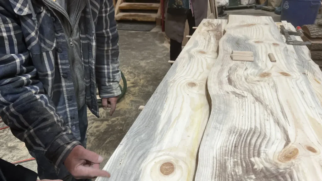 Pine Dining Table Construction