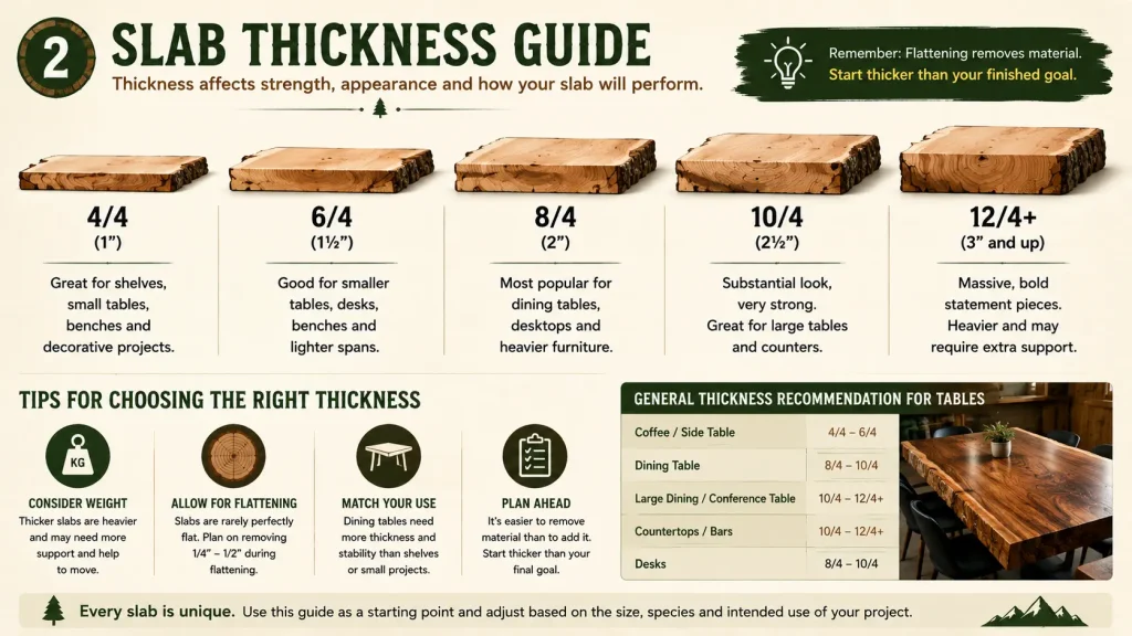 Slab Thickness Guide