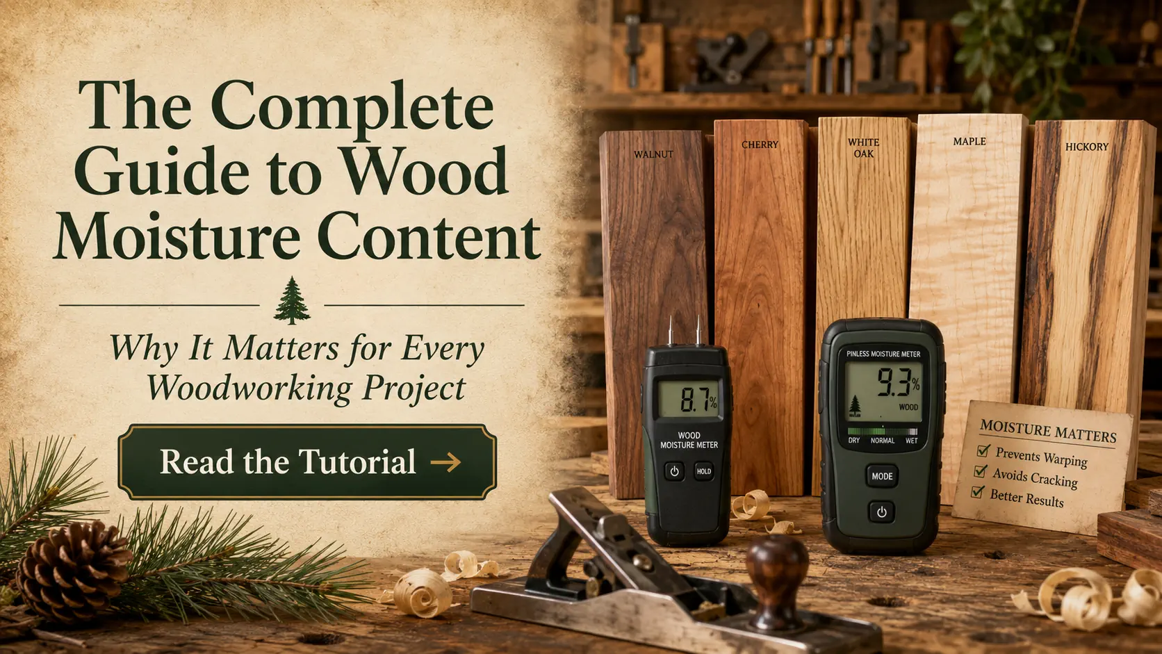 The Complete Guide to Wood Moisture Content