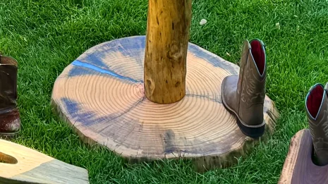 Pine Coat Rack Base